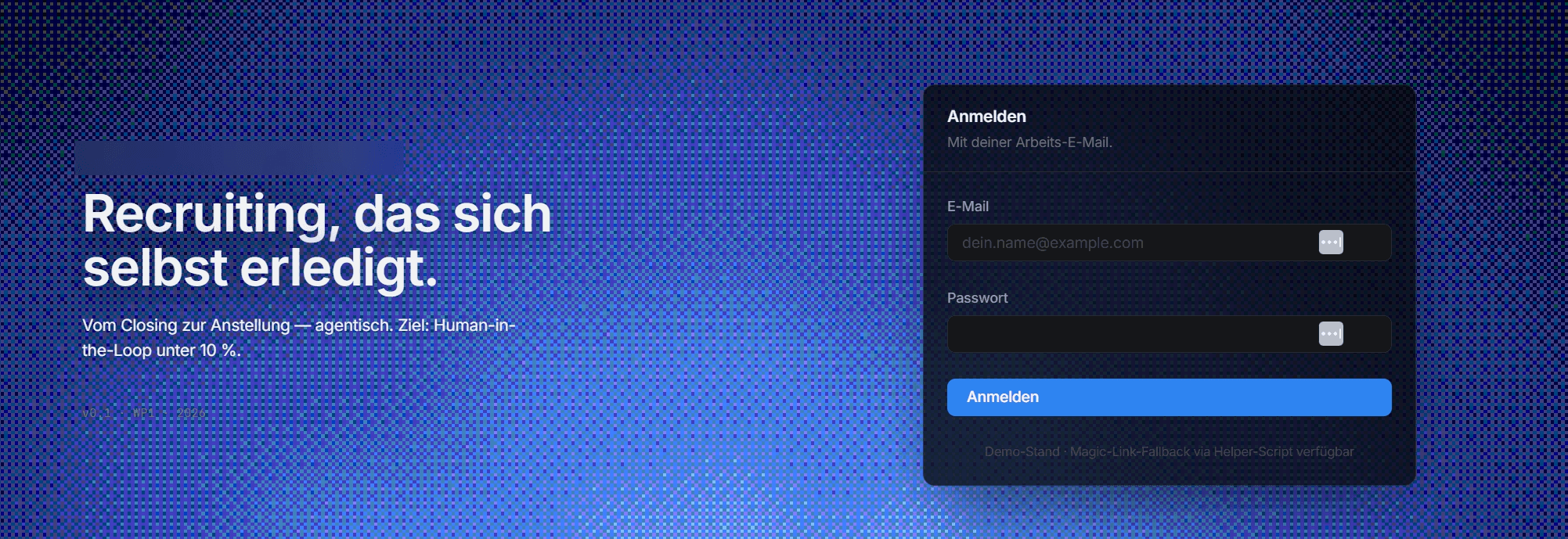 AI Recruiting Platform project screenshot